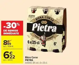 Carrefour Drive Pietra - bière corse offre