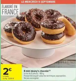 Carrefour Drive 8 mini doony's chocolat offre
