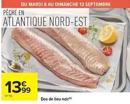 Carrefour Drive Dos de lieu noir offre