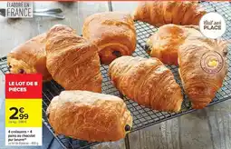 Carrefour Drive 4 croissants au chocolat au beurre offre