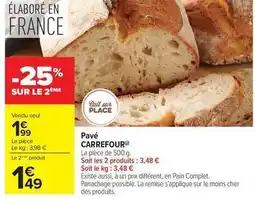 Carrefour Drive Carrefour - pavé offre