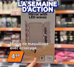 Action Shell - miroir de maquillage avec éclairage offre