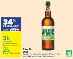 Carrefour Drive Carrefour - bière bio offre