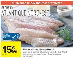 Carrefour Drive Durable - filet de dorade sébaste msc offre