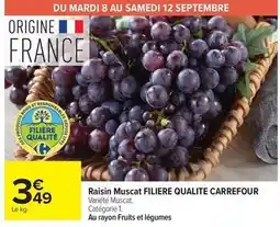 Carrefour Drive Carrefour - raisin muscat filiere qualite offre