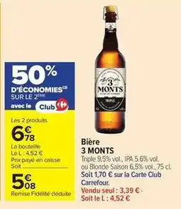 Carrefour Drive Carrefour - bière offre