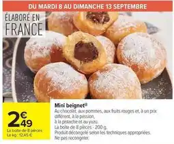 Carrefour Drive Mini beignet offre