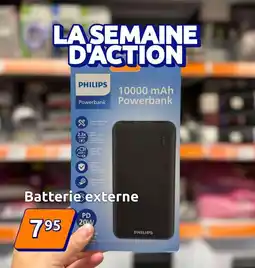Action Philips - batteriexterne offre