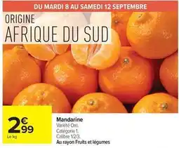 Carrefour Drive Mandarine offre