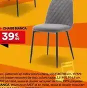 BUT Chêne - chaise bianca offre