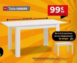 BUT Table de secour extensible hanar offre