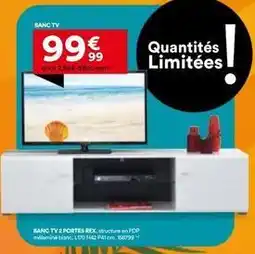 BUT Tv 2 portes rex, stracture en pdp offre