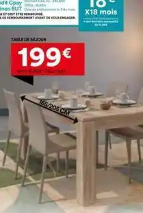 BUT Table de sejour offre