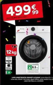 BUT Brandt - lave-linge frontal llc5ow offre
