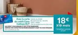 BUT Total - avec la carte de crédit offre