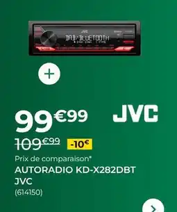 Feu Vert Jvc - autoradio kd-x282dbt offre