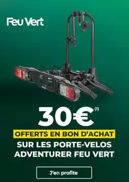 Feu Vert Feu vert - sur les porte-velos adventurer offre