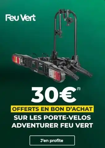 Feu vert - sur les porte-velos adventurer