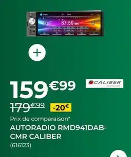 Feu Vert Caliber - autoradio rmd941dab-cmr offre
