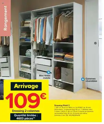Castorama Dressing mobil 2 offre