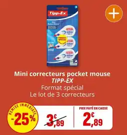 Coccinelle Express TIPP-EX Mini correcteurs pocket mouse offre