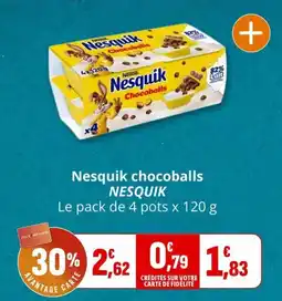 Coccinelle Express Nesquik Chocoballs offre