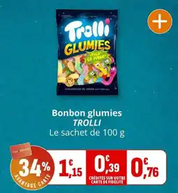 Coccinelle Express TROLLI Bonbon glumies offre