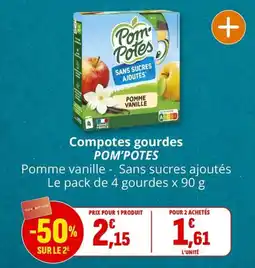 Coccinelle Express POM'POTES Compotes gourdes offre