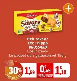 Coccinelle Express BROSSARD P'tit savane Léo l'hippo offre