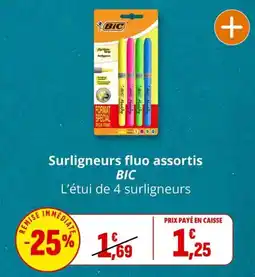 Coccinelle Express BIC Surligneurs fluo offre