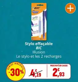 Coccinelle Express BIC Stylo effaçable Illusion offre
