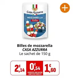 Coccinelle Express CASA AZZURRA Billes de mozzarella offre