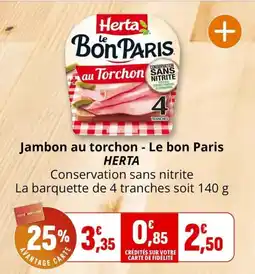 Coccinelle Express Herta Jambon au torchon offre