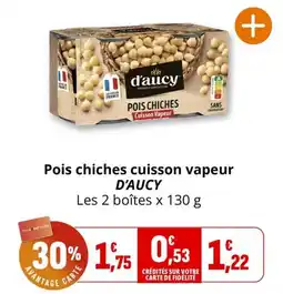 Coccinelle Express D'AUCY Pois chiches offre