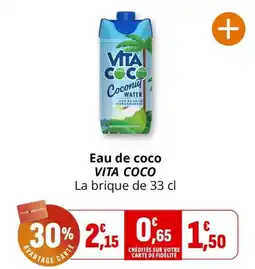 Coccinelle Express VITA COCO Eau de coco offre