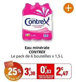 Coccinelle Express Contrex Eau minérale offre