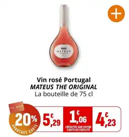 Coccinelle Express MATEUS Vin rosé offre