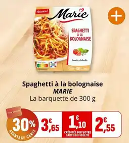 Coccinelle Express MARIE Spaghetti à la bolognaise offre