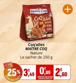 Coccinelle Express MAÎTRE COQ Coq'ailes offre