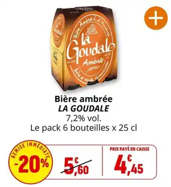 LA GOUDALE Bière ambrée