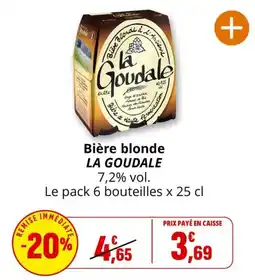 Coccinelle Express LA GOUDALE Bière blonde offre