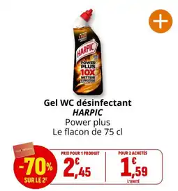 Coccinelle Express HARPIC Gel WC désinfectant Power plus offre