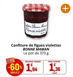 Coccinelle Express BONNE MAMAN Confiture de figues violettes offre