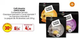 Coccinelle Express CARTE NOIRE Café dosette offre