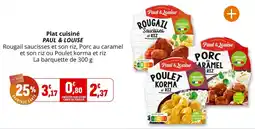 Coccinelle Express Paul & Louise Rougail Saucisses et Riz offre