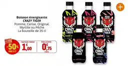 Coccinelle Express CRAZY TIGER Boisson énergisante offre