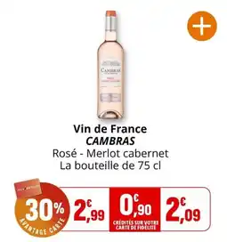 Coccinelle Express CAMBRAS Vin de France offre