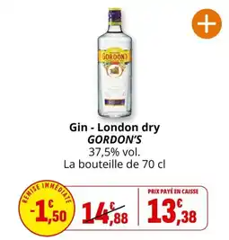 Coccinelle Express GORDON'S Gin - London dry offre