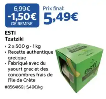 Costco ESTI Tzatziki offre