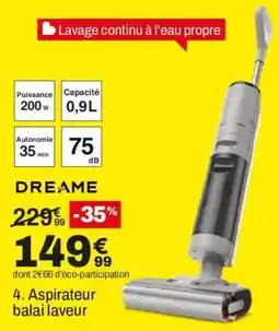 BUT Dreame aspirateur balai laveur offre